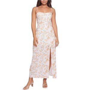Lost + Wonder Acropolis Hills Floral Print Maxi Dress Sweetheart Neckline NWT